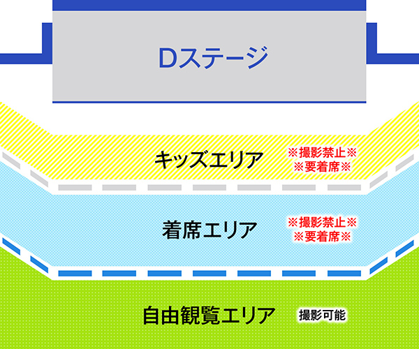 D-STAGE LIVE!(Dステージ)観覧エリア