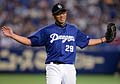 8月16日 山井投手が完封勝利