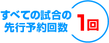 先行予約の回数制限を変更します