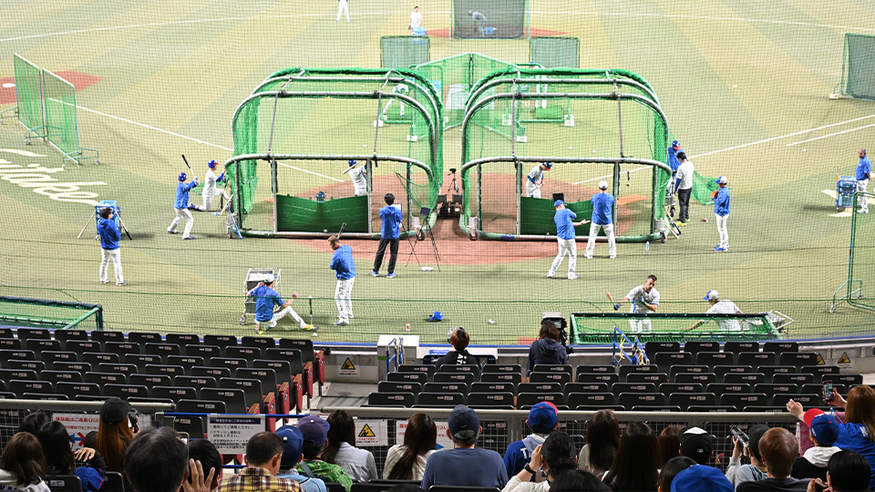 ドラゴンズ打撃練習見学会イメージ