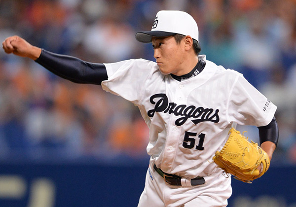 山本雅投手が登板