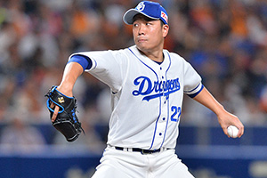 2回以降、降板する7回までノーヒットに抑えた大野雄投手