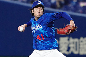 2勝目を挙げた勝野投手