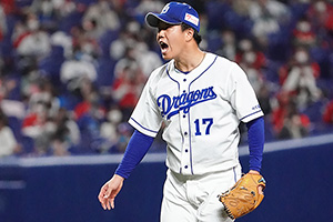 11奪三振と粘りの投球を見せた柳投手