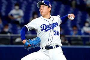 6回途中降板も1失点のピッチングを見せた松葉投手