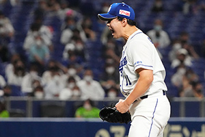 7回を無失点に抑え7勝目を挙げた小笠原投手