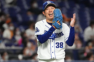 5回を無失点、6勝目を挙げた松葉投手