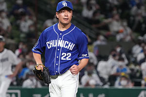 7回を3失点、3勝目を挙げた大野雄投手