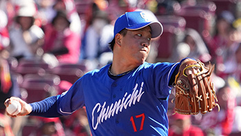 6回1/3を投げ1失点と好投した柳投手