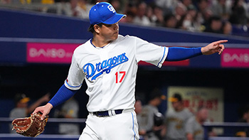 8イニングを投げ3安打無失点のピッチングを見せた柳投手
