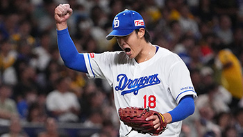 8回を1失点、復帰後初勝利を挙げた梅津投手