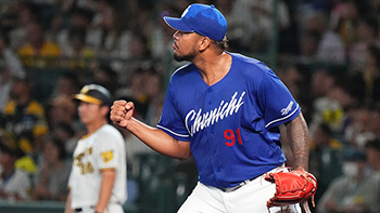 7回途降板も2失点に抑え、3勝目を挙げたメヒア投手