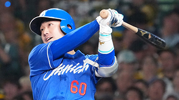 この試合、3安打を放った山本選手