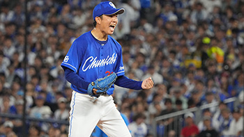 先発し6イニングを1失点に抑えた松葉投手