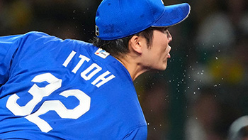 2イニングを投げた伊藤投手