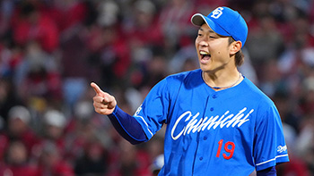 先発し7イニングを投げた髙橋宏投手