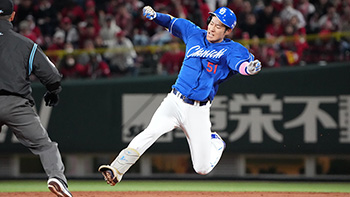 3安打を放った上林選手