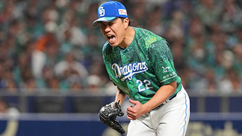 6回を無失点に抑え今季初勝利の大野投手