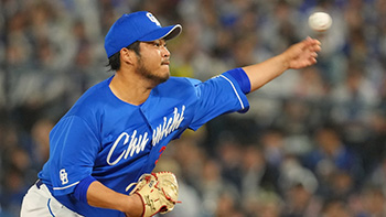 8回に登板した福投手