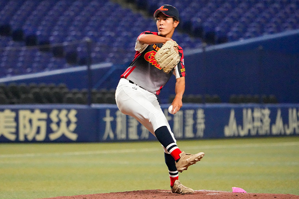 三番手で登板した勝田投手
