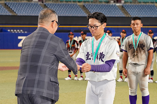 最優秀選手の坂田選手