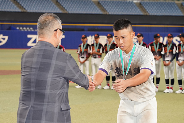 優秀選手の藤坂選手