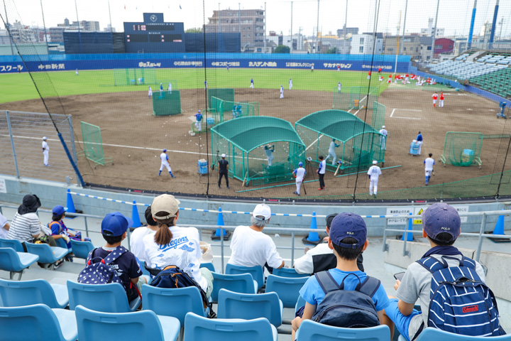 ドラゴンズ打撃練習見学会