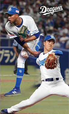 名刺サイズステッカー【柳投手&ライデル・マルティネス投手】