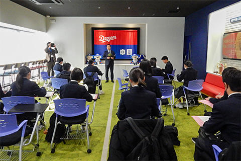 中学生が職場体験