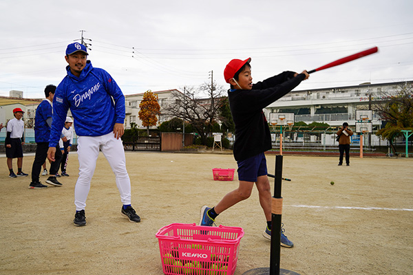 JERA セ・リーグ CHALLENGE 次世代支援 プロジェクト@千代田橋小学校