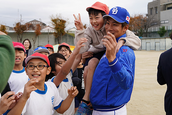 JERA セ・リーグ CHALLENGE 次世代支援 プロジェクト@千代田橋小学校