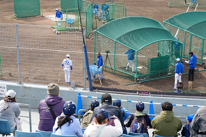 ドラゴンズ打撃練習見学会