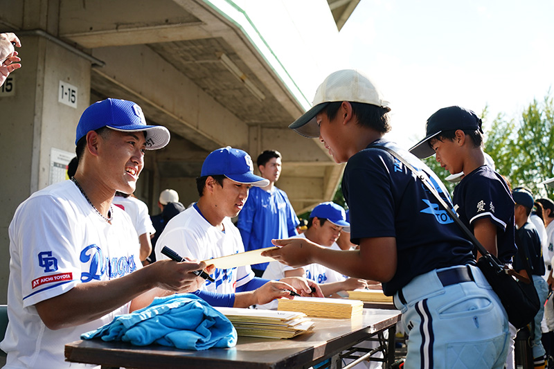 選手サイン会