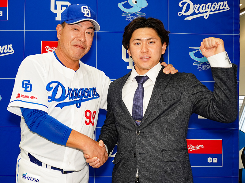 三浦投手、井上監督