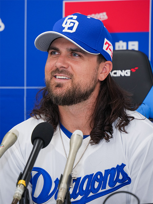 マイケル・チェイビス選手入団会見