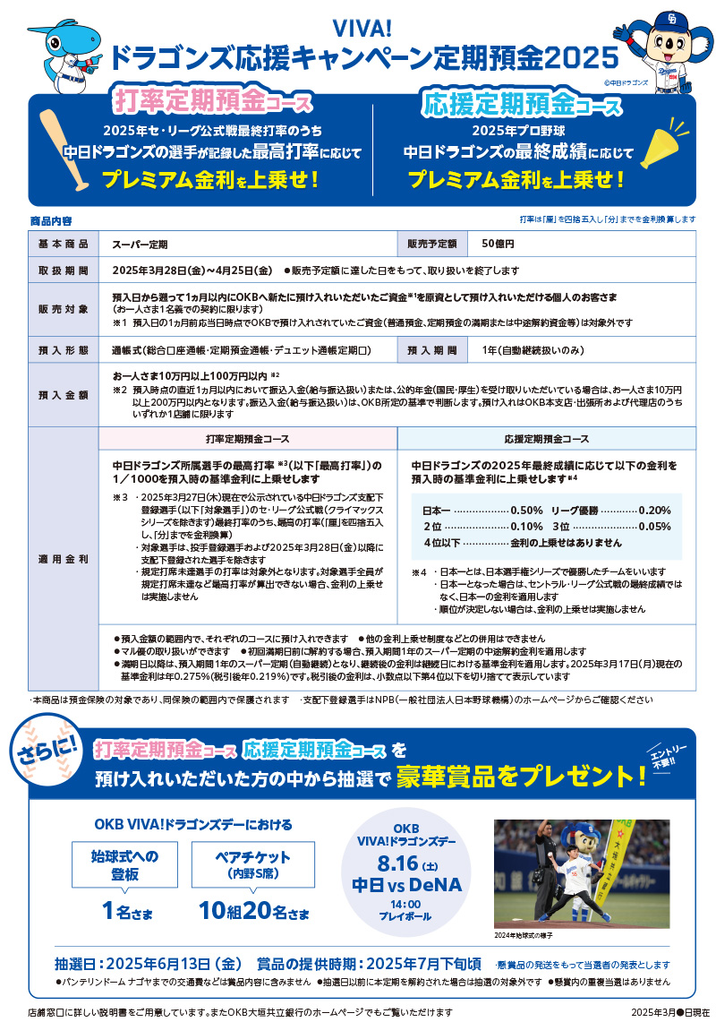 応援キャンペーン定期預金2025