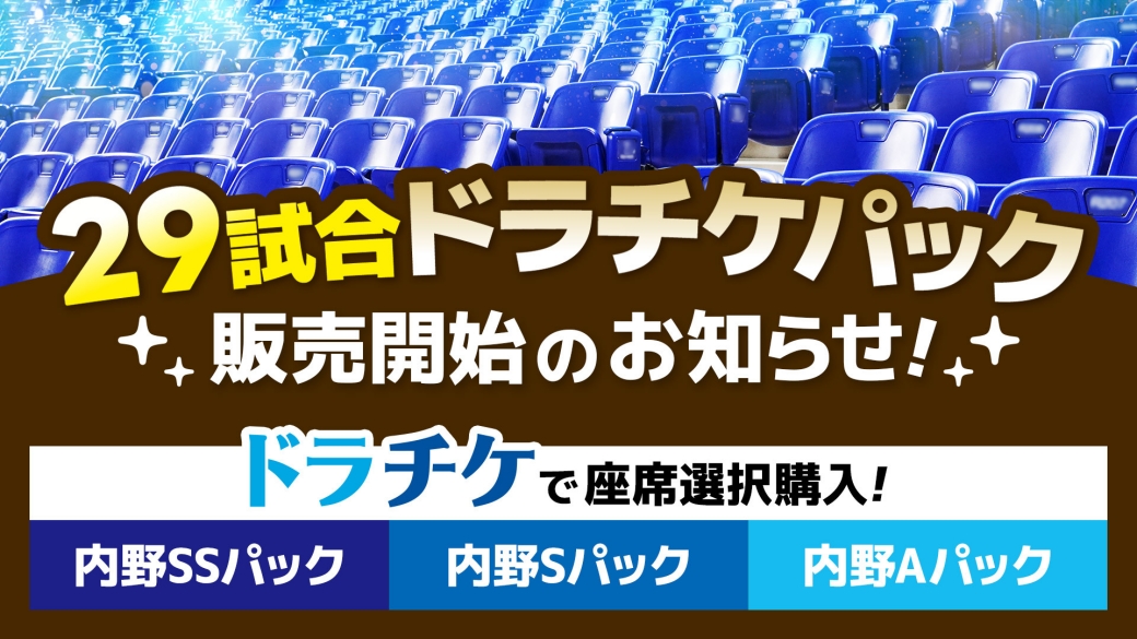 29試合ドラチケパック