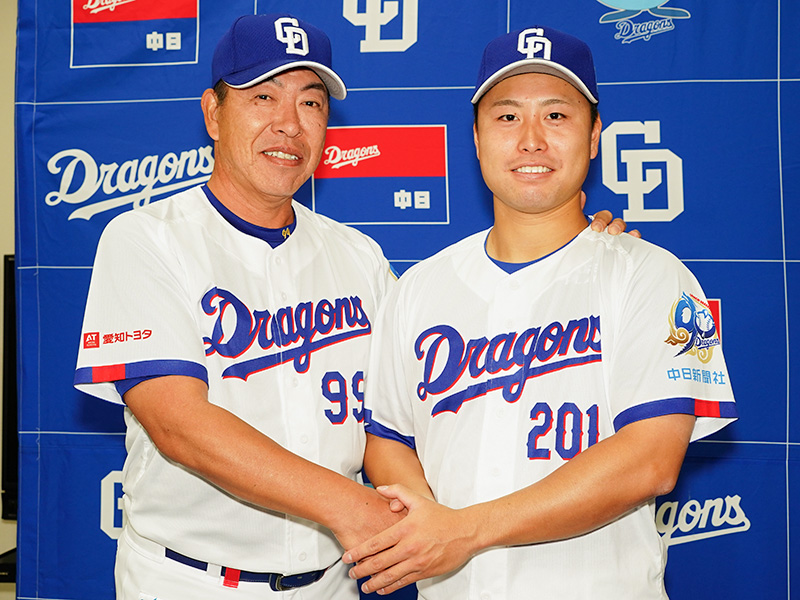 牧野投手、井上監督