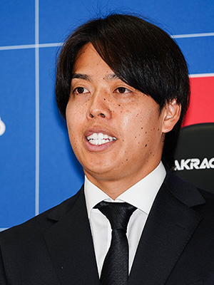 杉浦稔大投手の入団会見