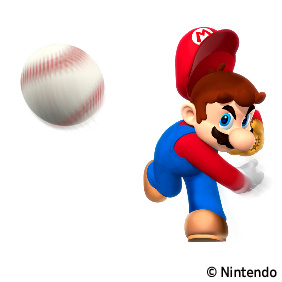 マリオによる始球式(セレモニアルピッチ)