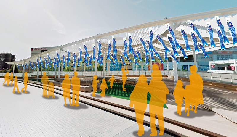 ドラゴンズ鯉のぼりパーク