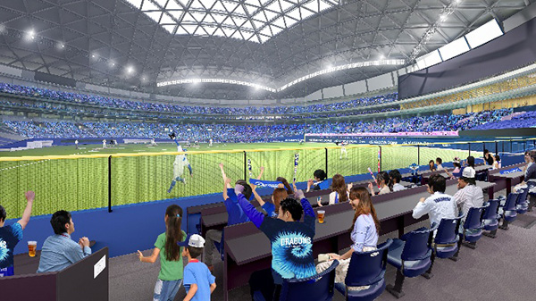 「名鉄×ＷＡＯ! ホームランウイング／東邦ガス 未来のまんなかホームランウイング」イメージ