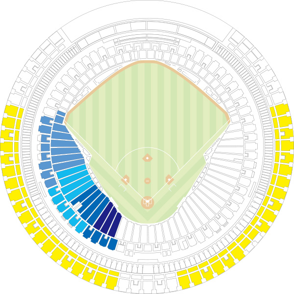 SUPER学割ナイター座席図